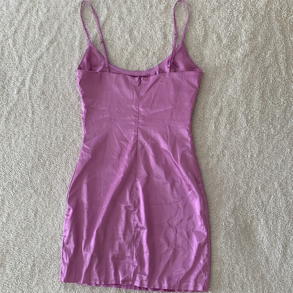 Oh Polly | Sitting Pretty In Satin Dress - Picture 3 of 6